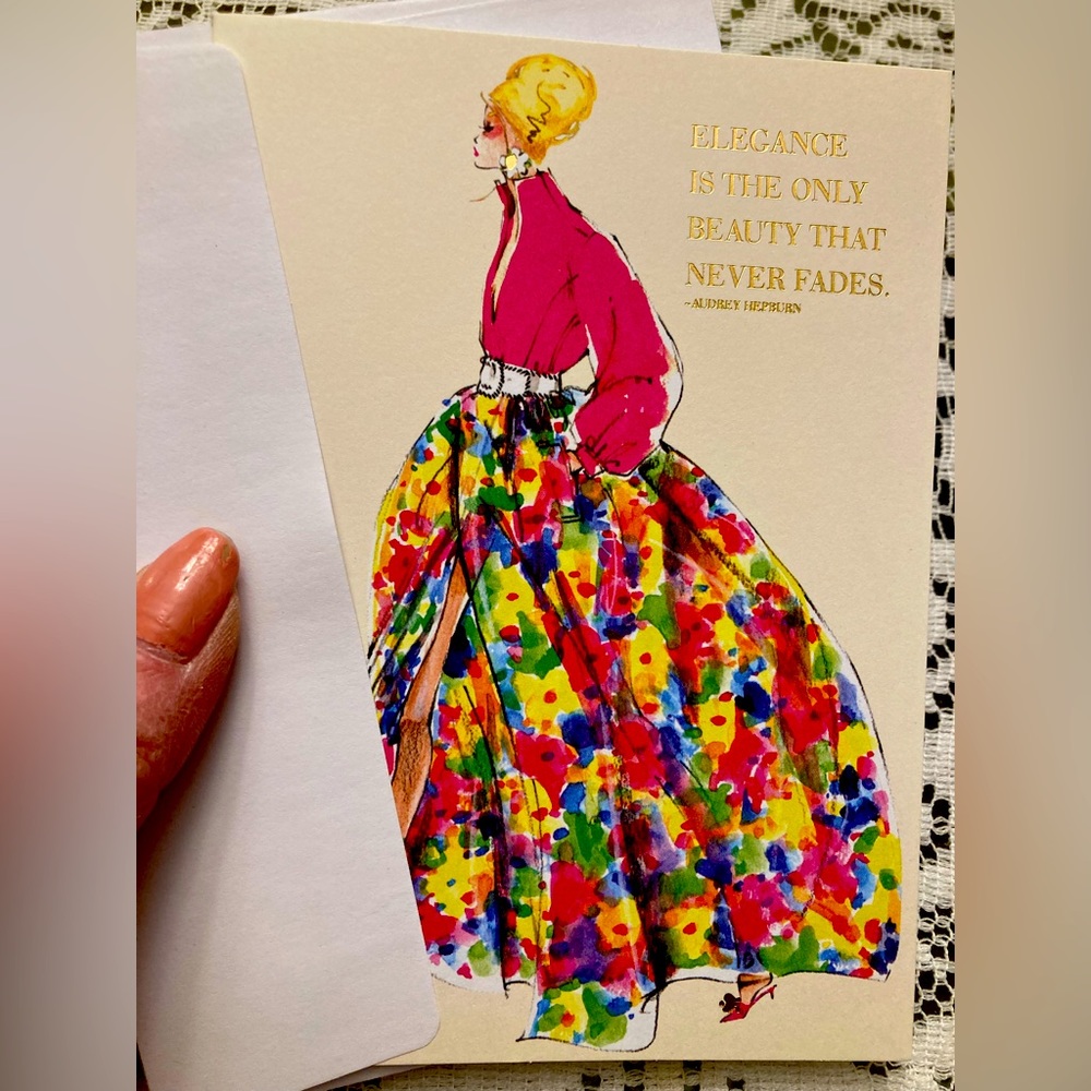 2016 Barbie Couture Blank Note card